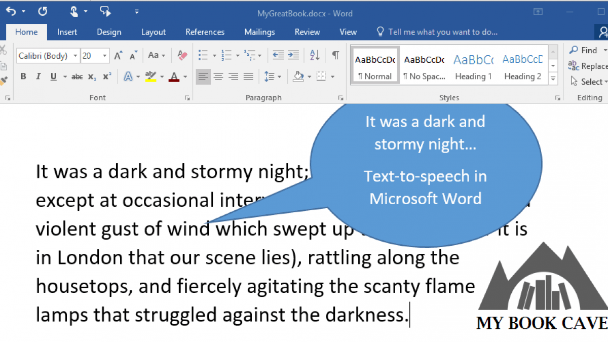 microsoft word text to speech freezing