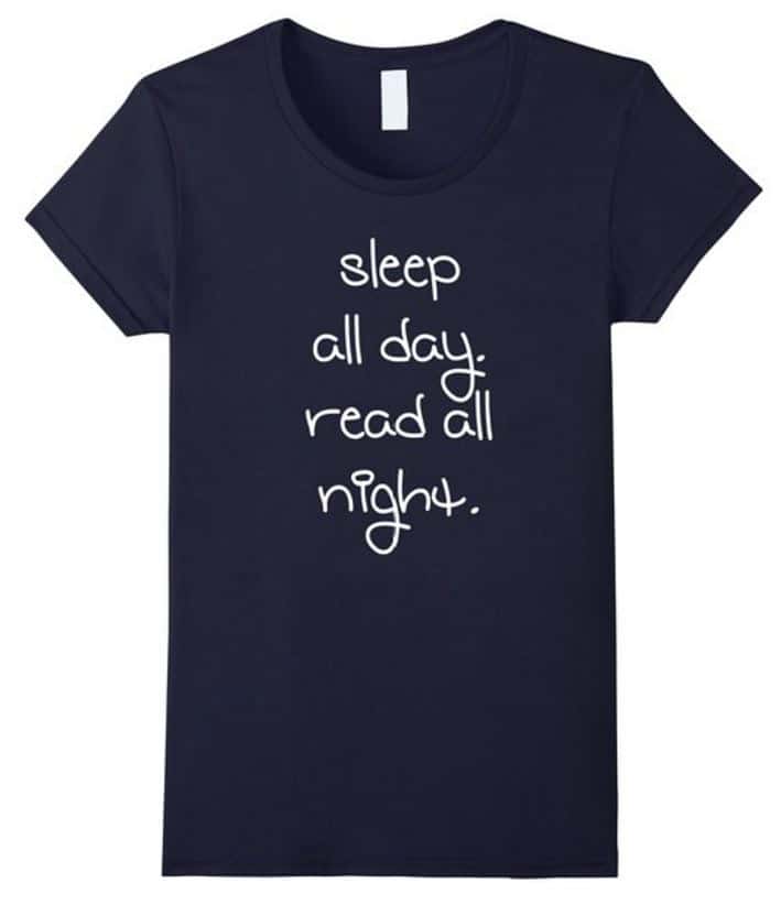 Sleep all day read all night
