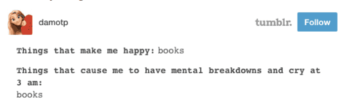 books make me happy