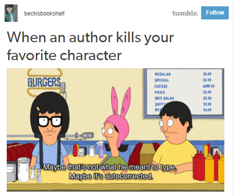author kills character