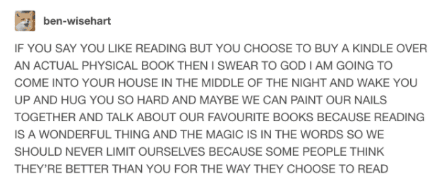 reading is the same