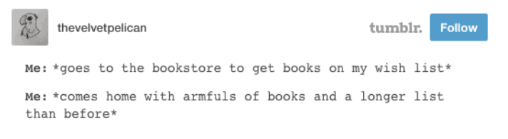 go to the bookstore