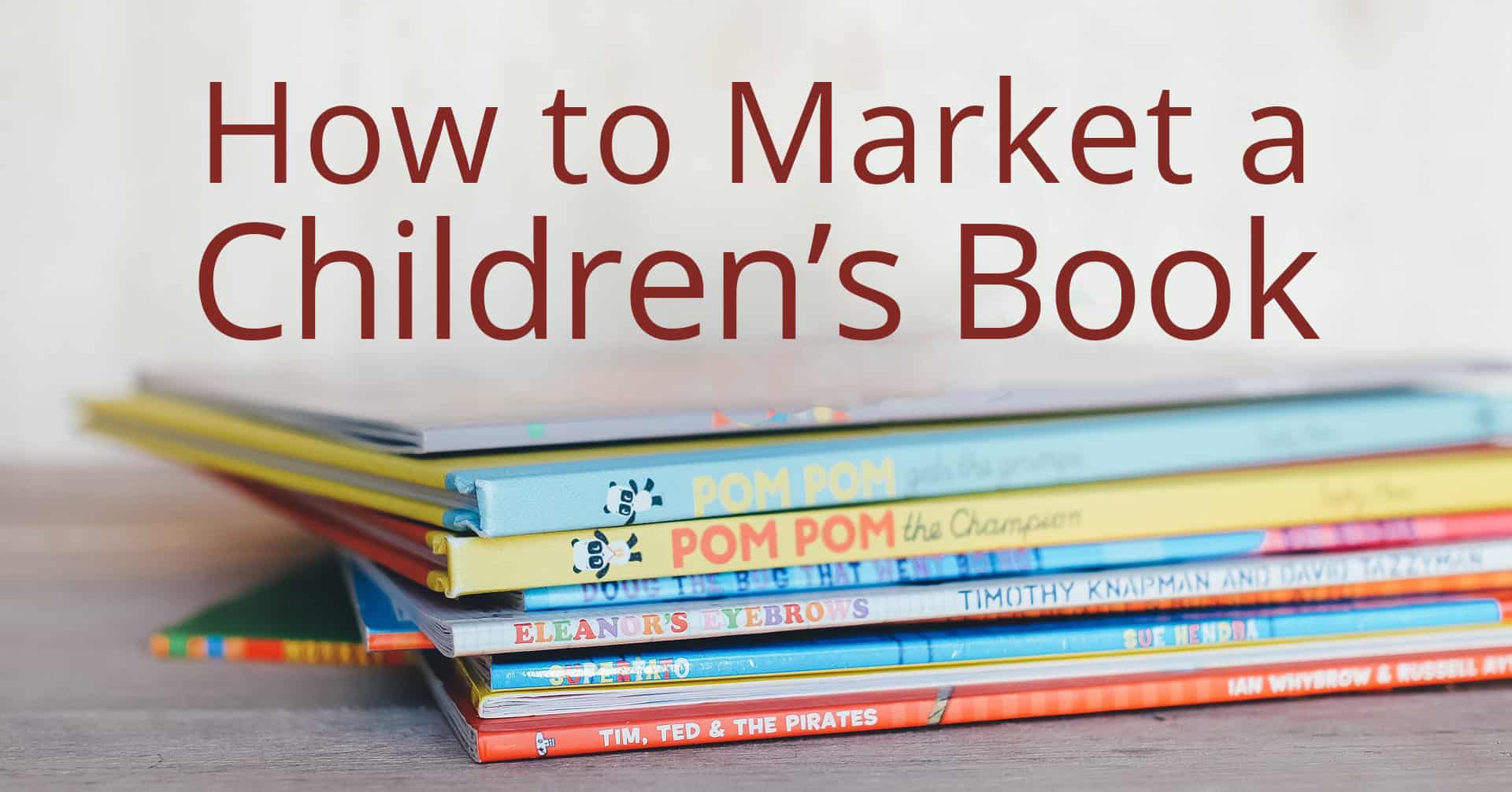 market a childrens book