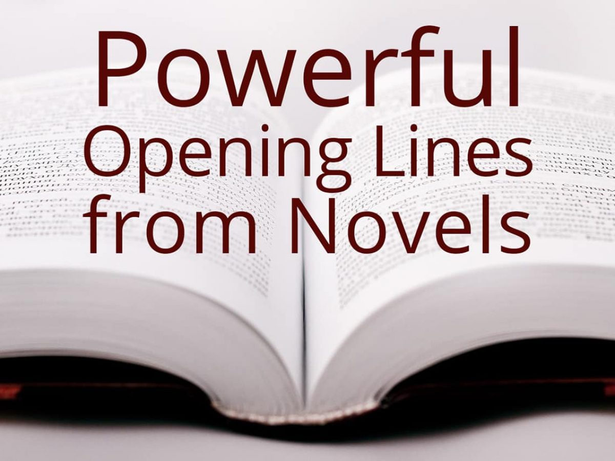 100 Best Opening Lines from Books (Updated!)
