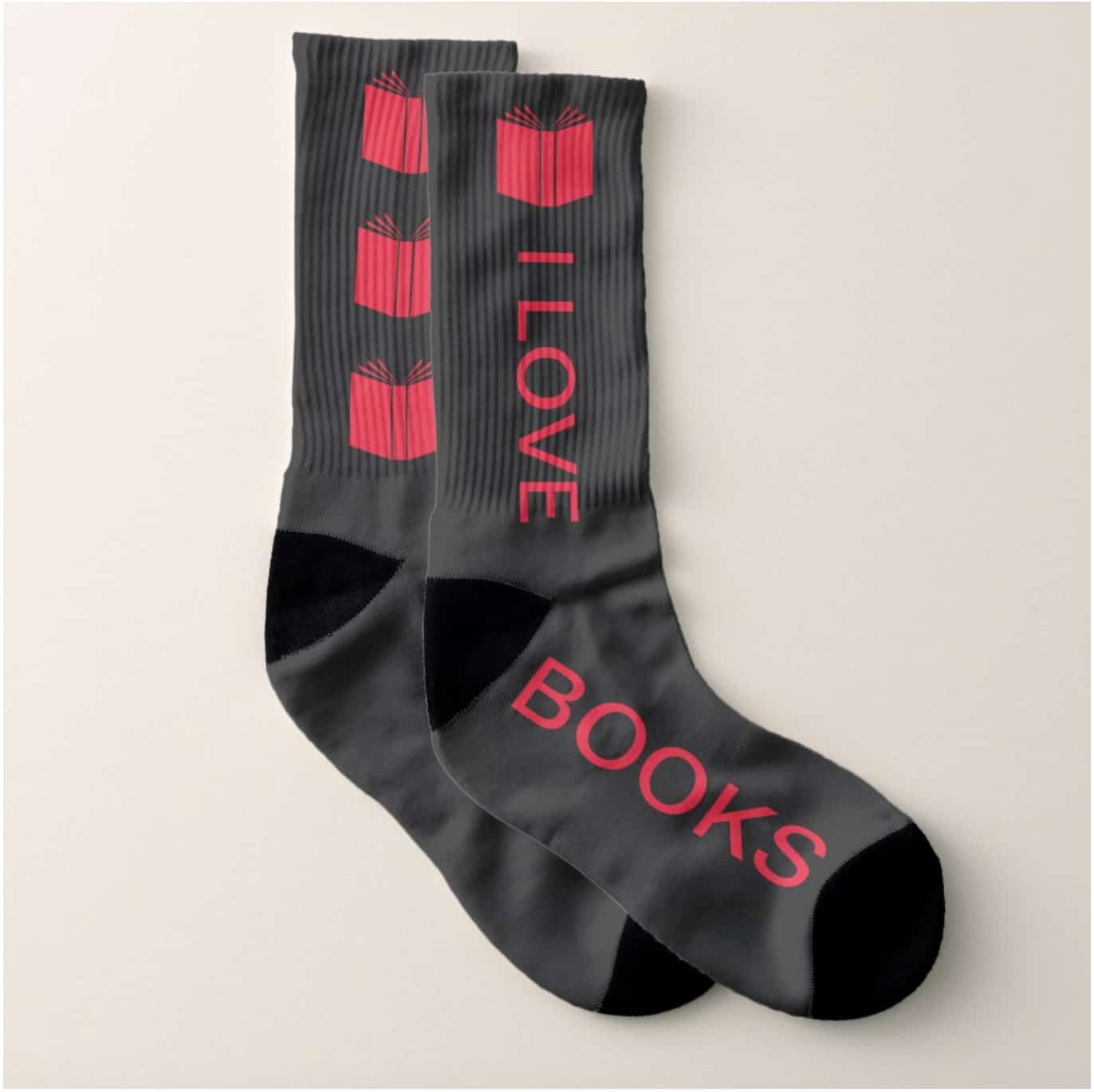 i love books socks