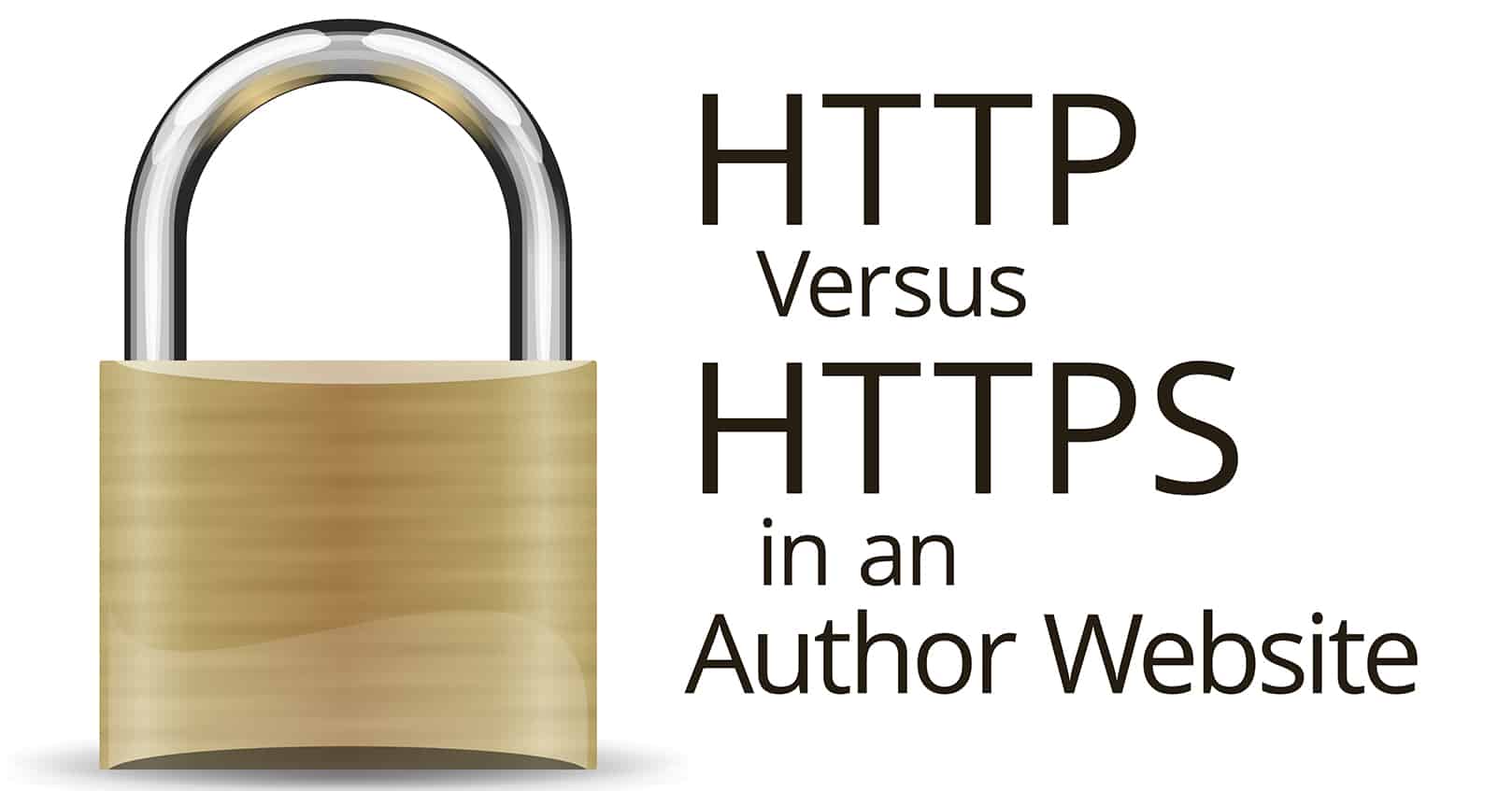 http versus https in an author website