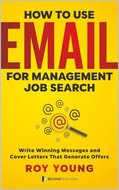 Cover for How to use Email for Management Job Search