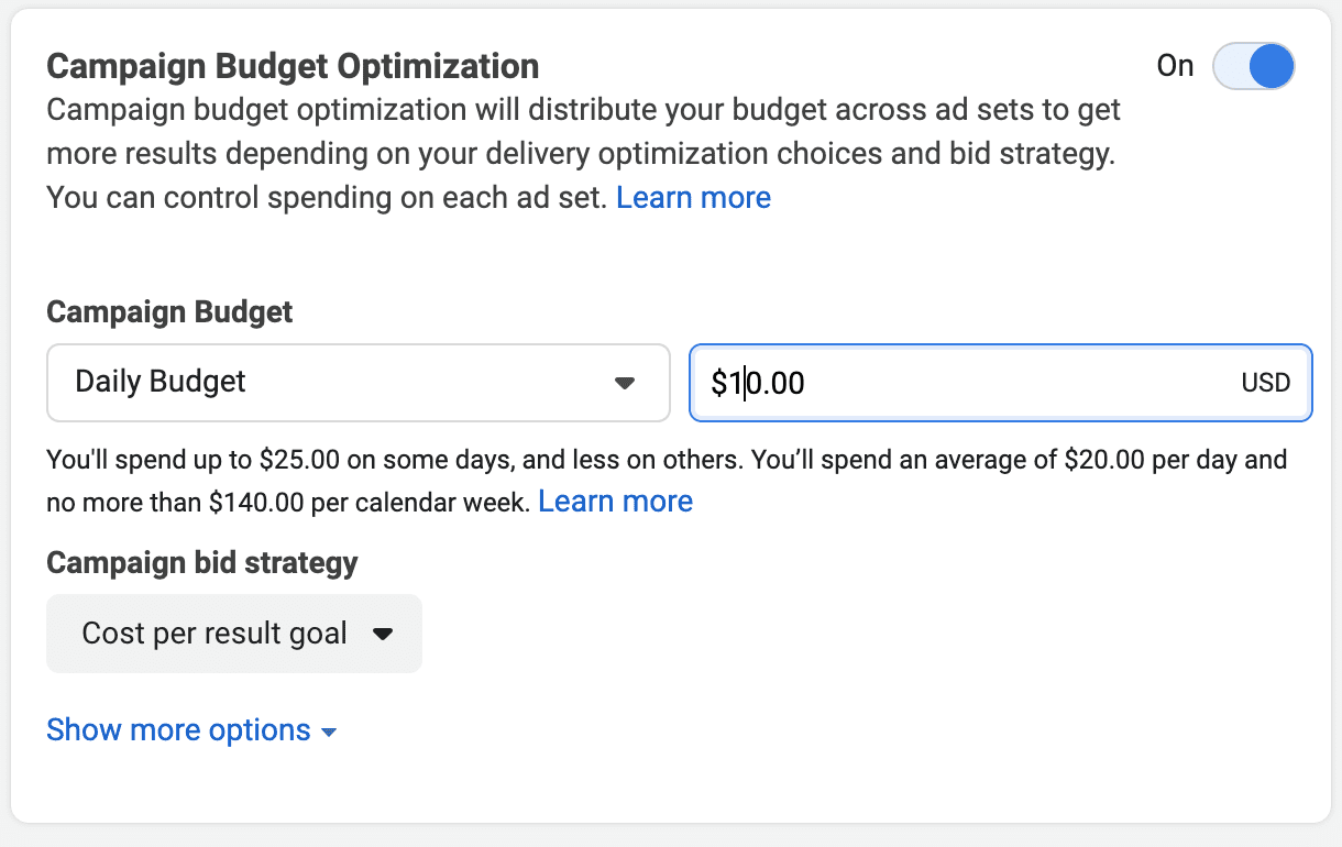 Campaign Budget Optimization