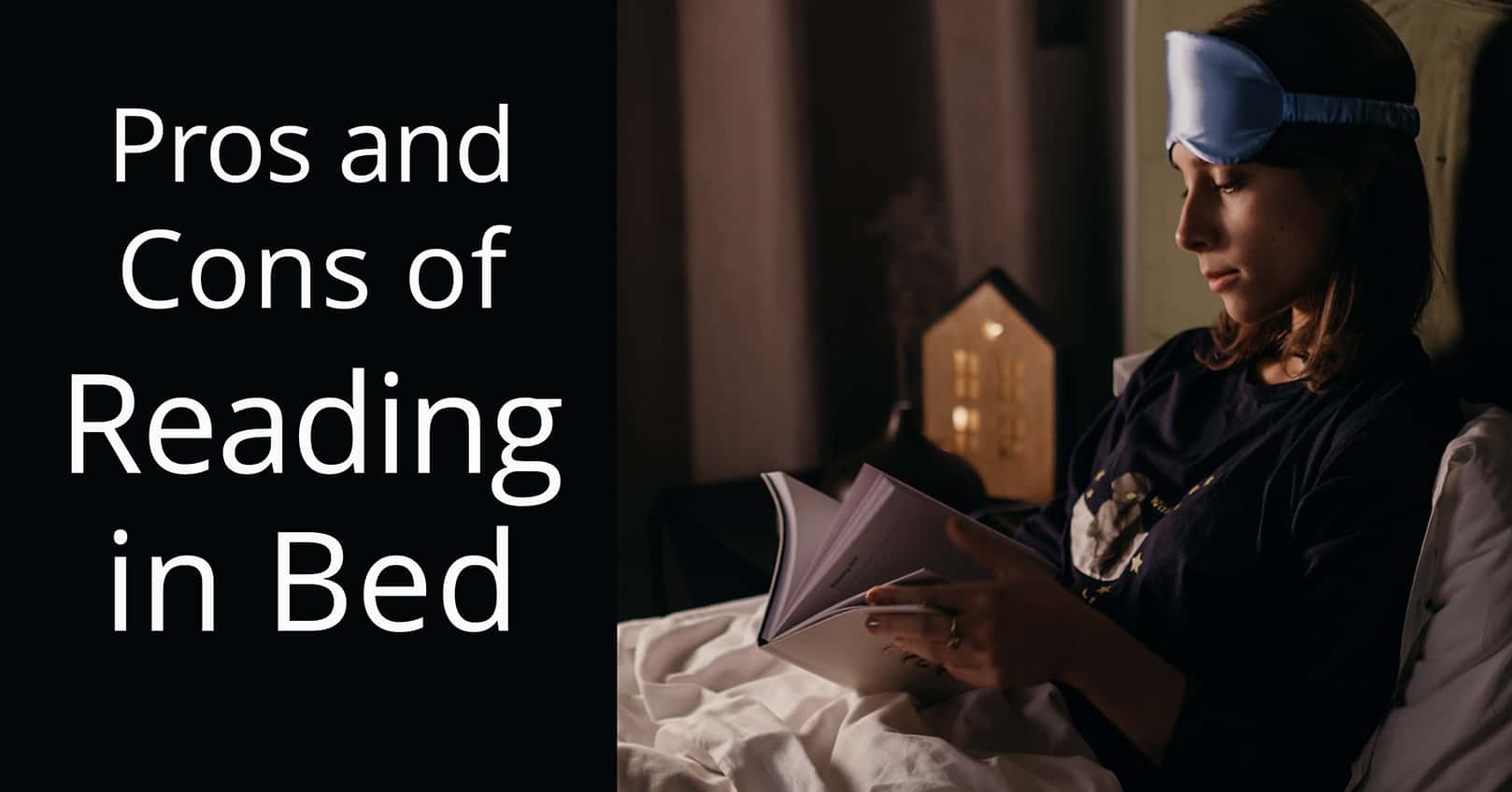 pros and cons of reading in bed