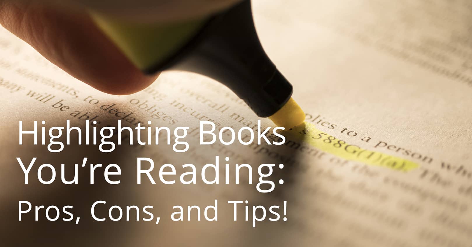 highlighting books youre reading