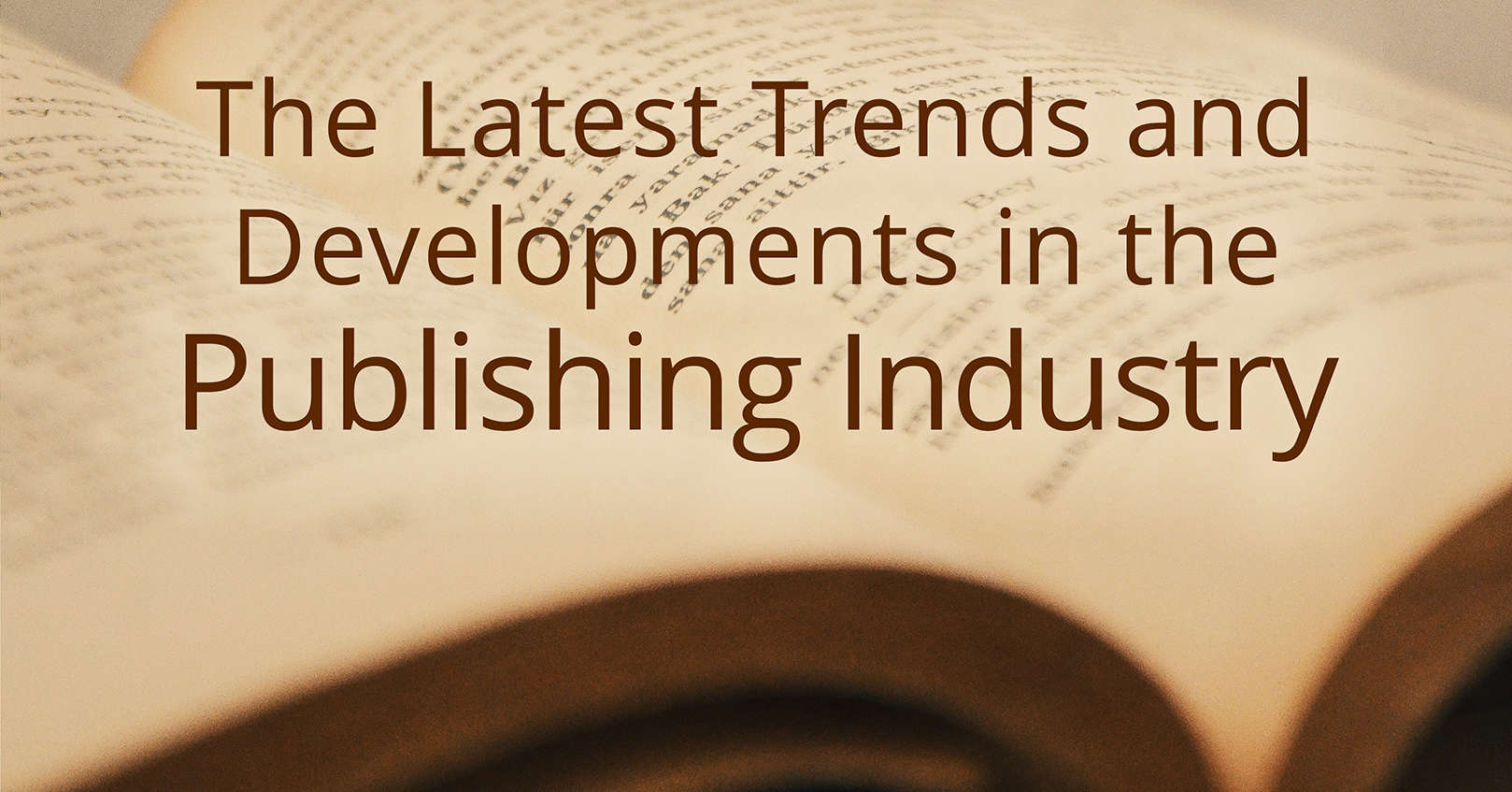 trends and developments in the publishing industry