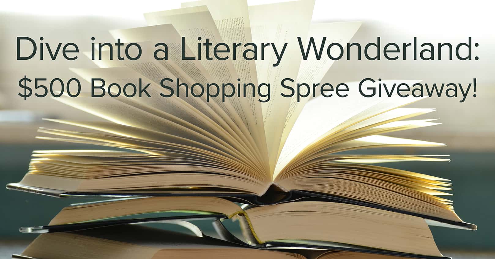 book shopping spree giveaway
