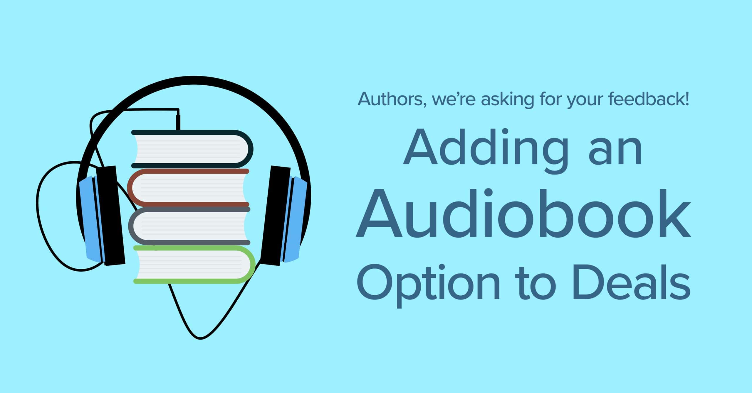 author feedback audiobook option