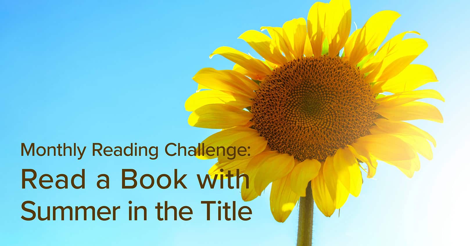 monthly reading challenge summer