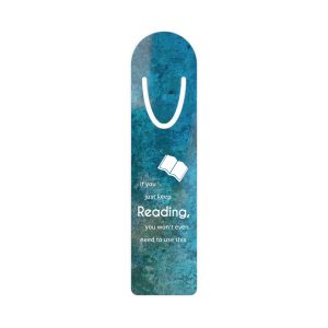 Just Keep Reading - Metal Bookmark | Funny Reading Humor Bookmark