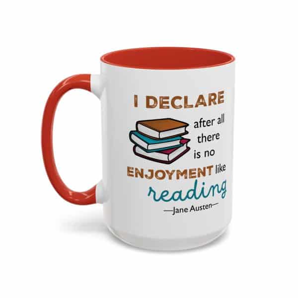 reading enjoyment mug