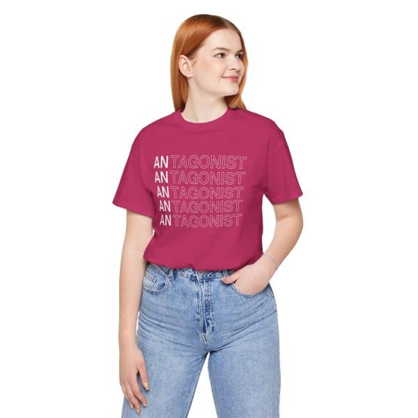 Protagonist | Antagonist | Deuteragonist T-Shirts - Style 2 | Literary Character Role Tees - Image 42