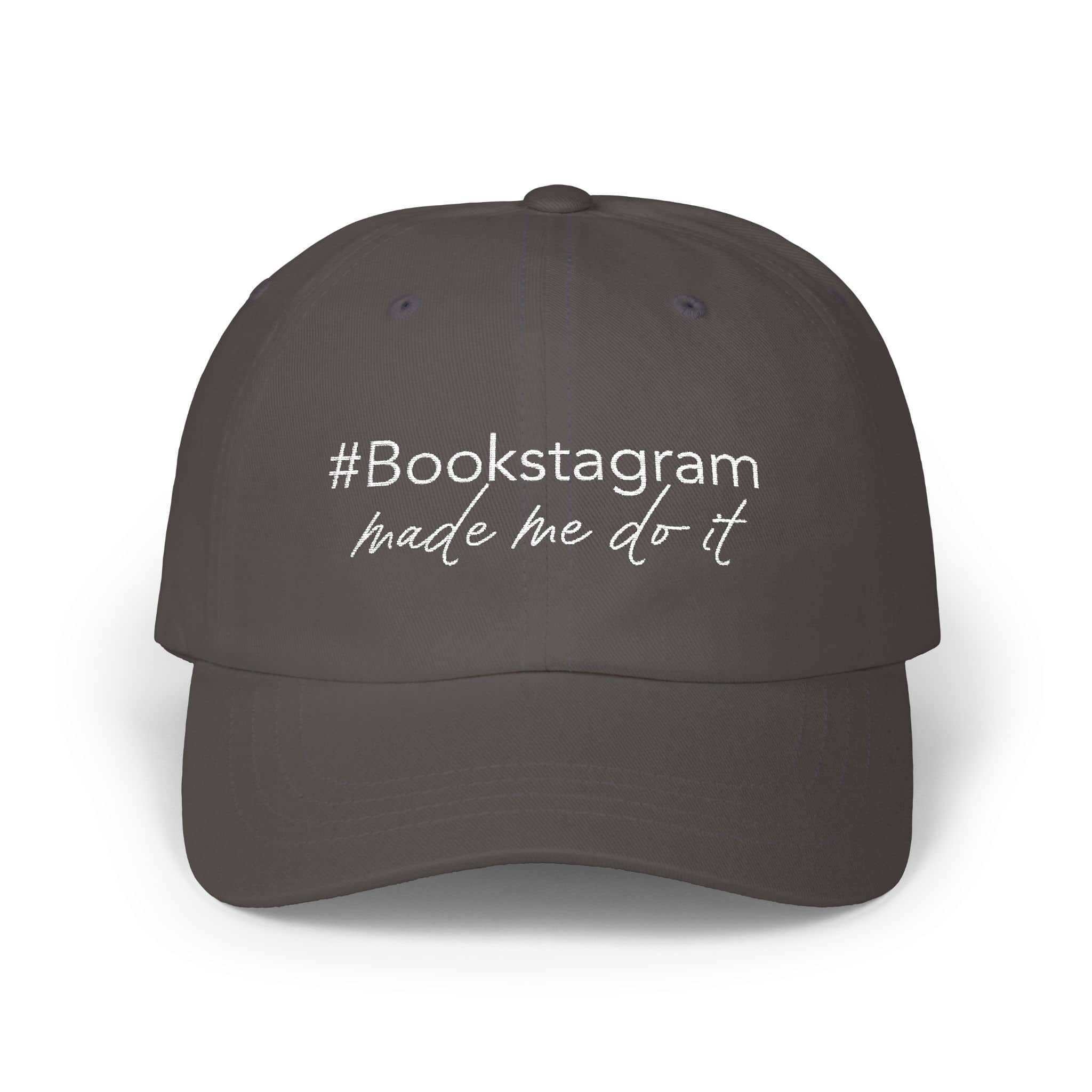Bookstagram Made Me Do It Hat | Embroidered Aesthetic Cap for Book Lovers - Image 4