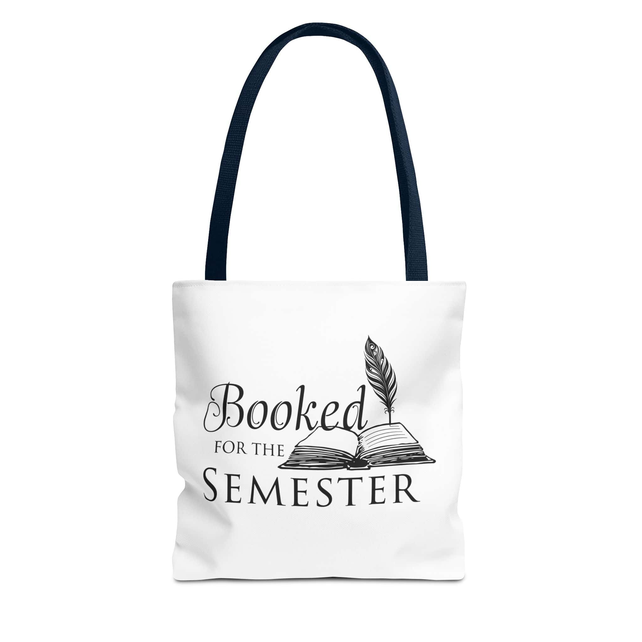 Booked for the Semester | Reusable Bookish Tote Bag for Readers & Students - Image 6