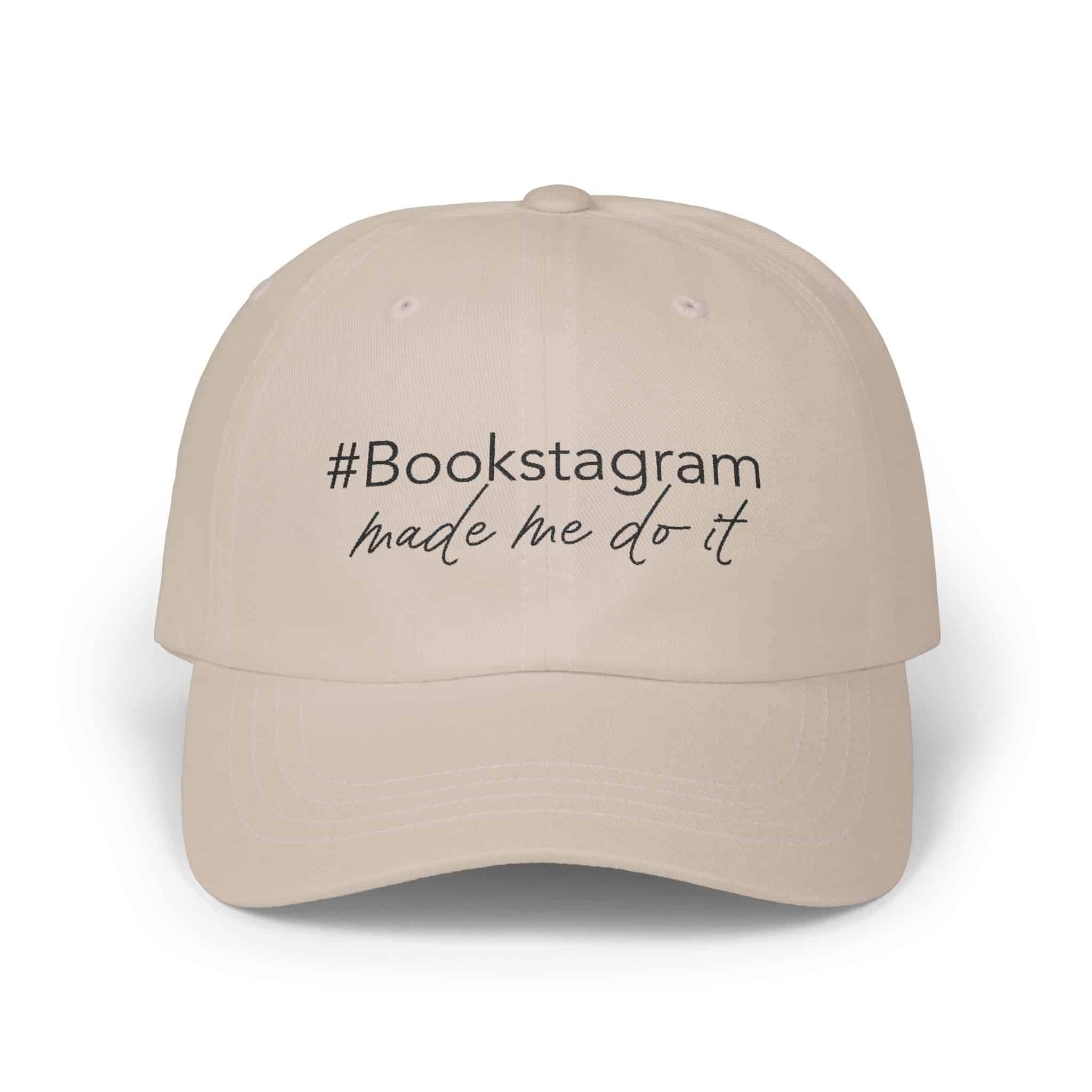 Bookstagram Made Me Do It Hat | Embroidered Aesthetic Cap for Book Lovers - Image 11