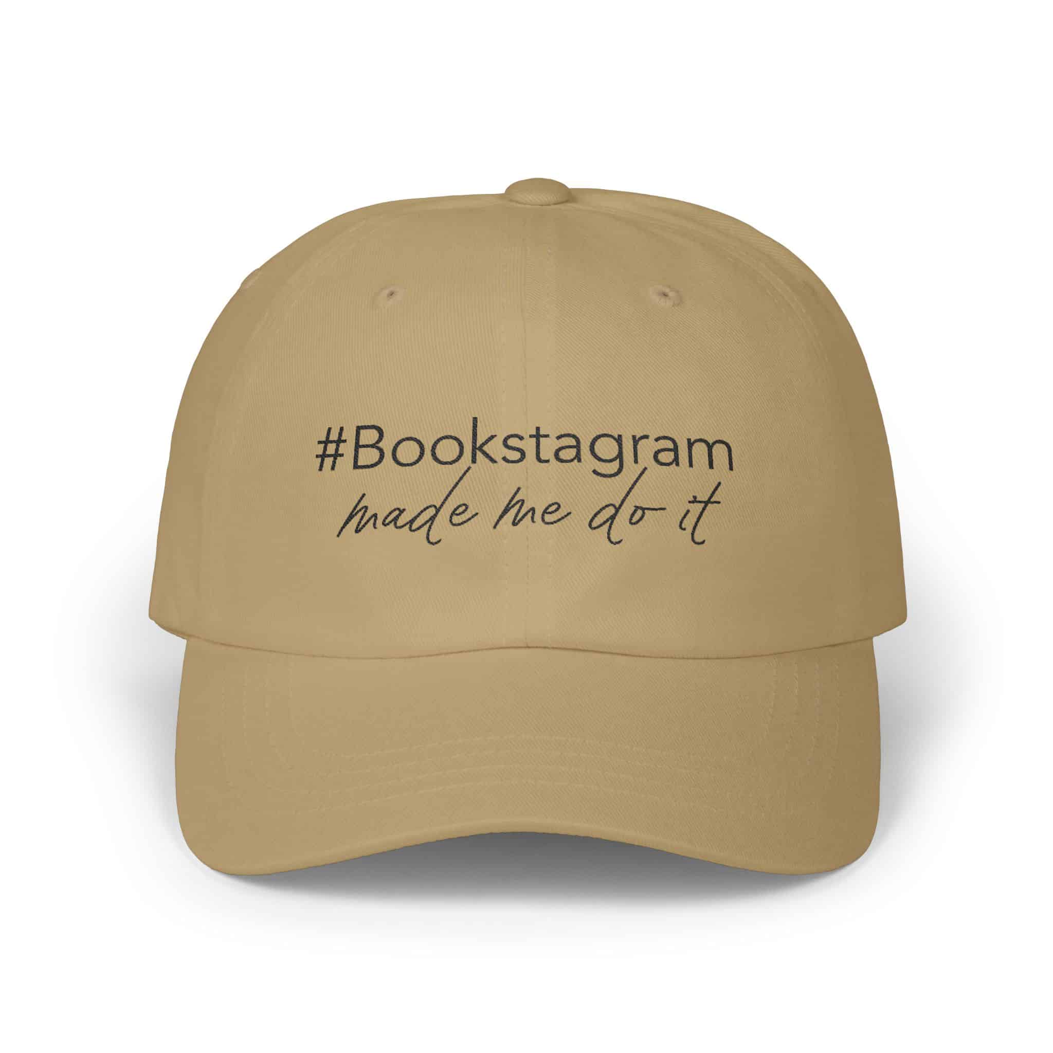 Bookstagram Made Me Do It Hat | Embroidered Aesthetic Cap for Book Lovers - Image 7