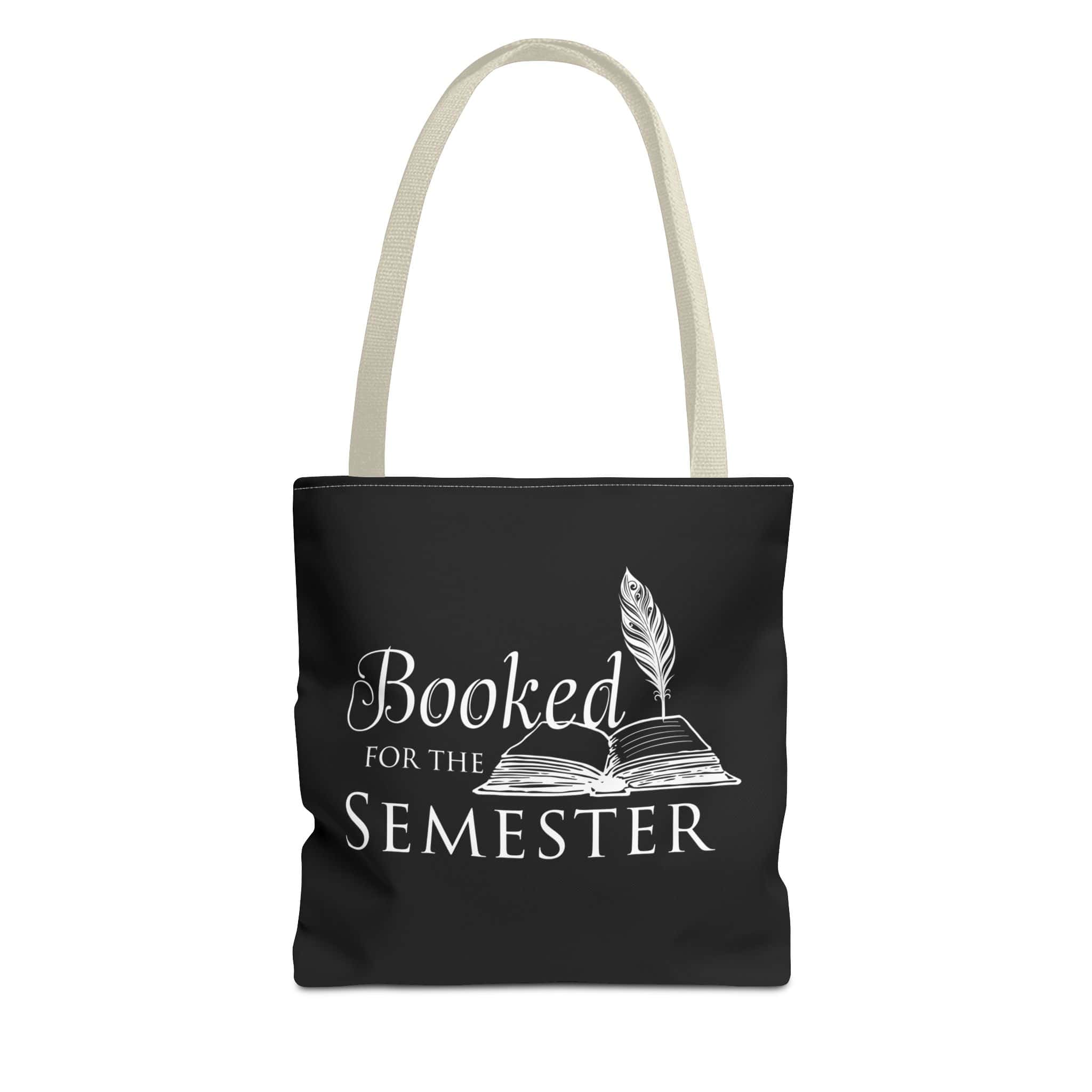 Booked for the Semester | Reusable Bookish Tote Bag for Readers & Students - Image 11