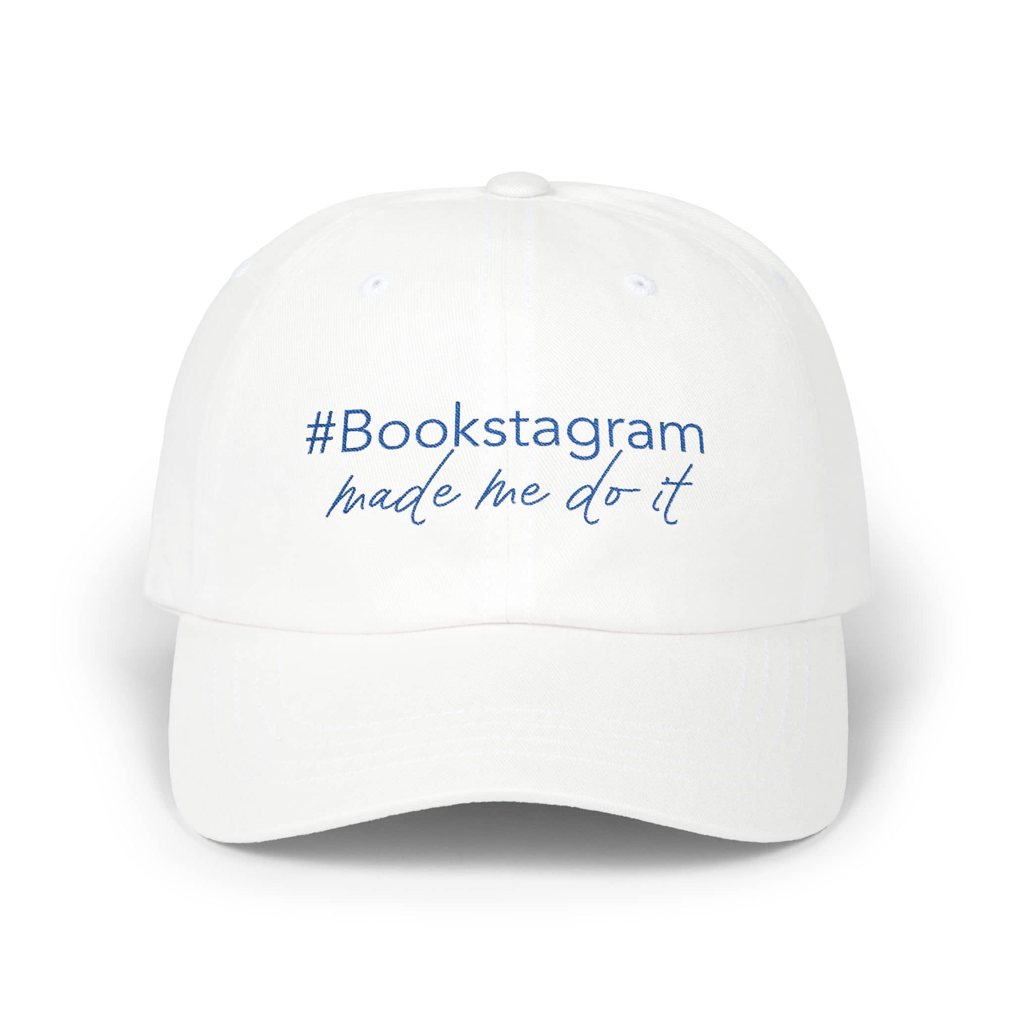 Bookstagram Made Me Do It Hat | Embroidered Aesthetic Cap for Book Lovers - Image 9