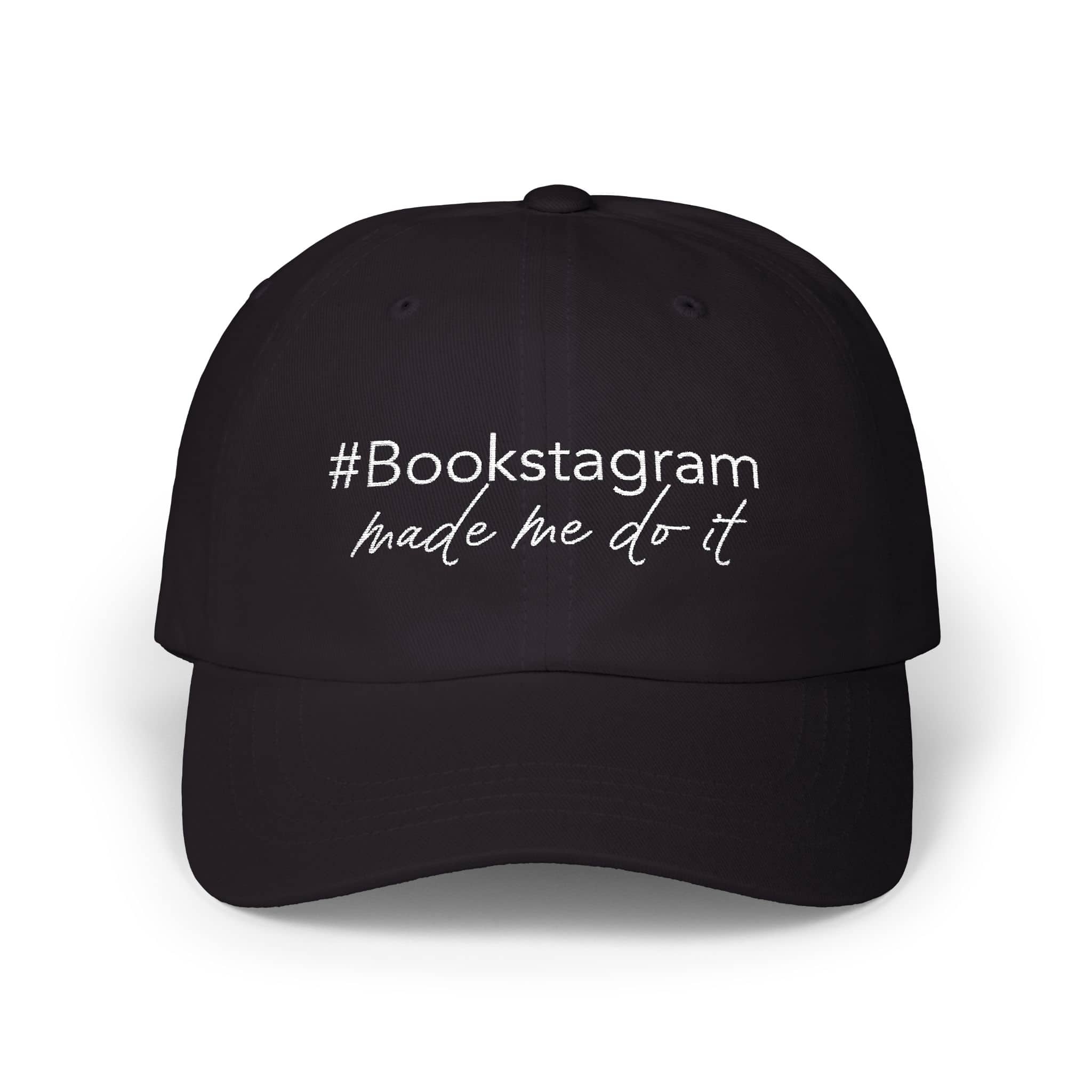 Bookstagram Made Me Do It Hat | Embroidered Aesthetic Cap for Book Lovers - Image 5