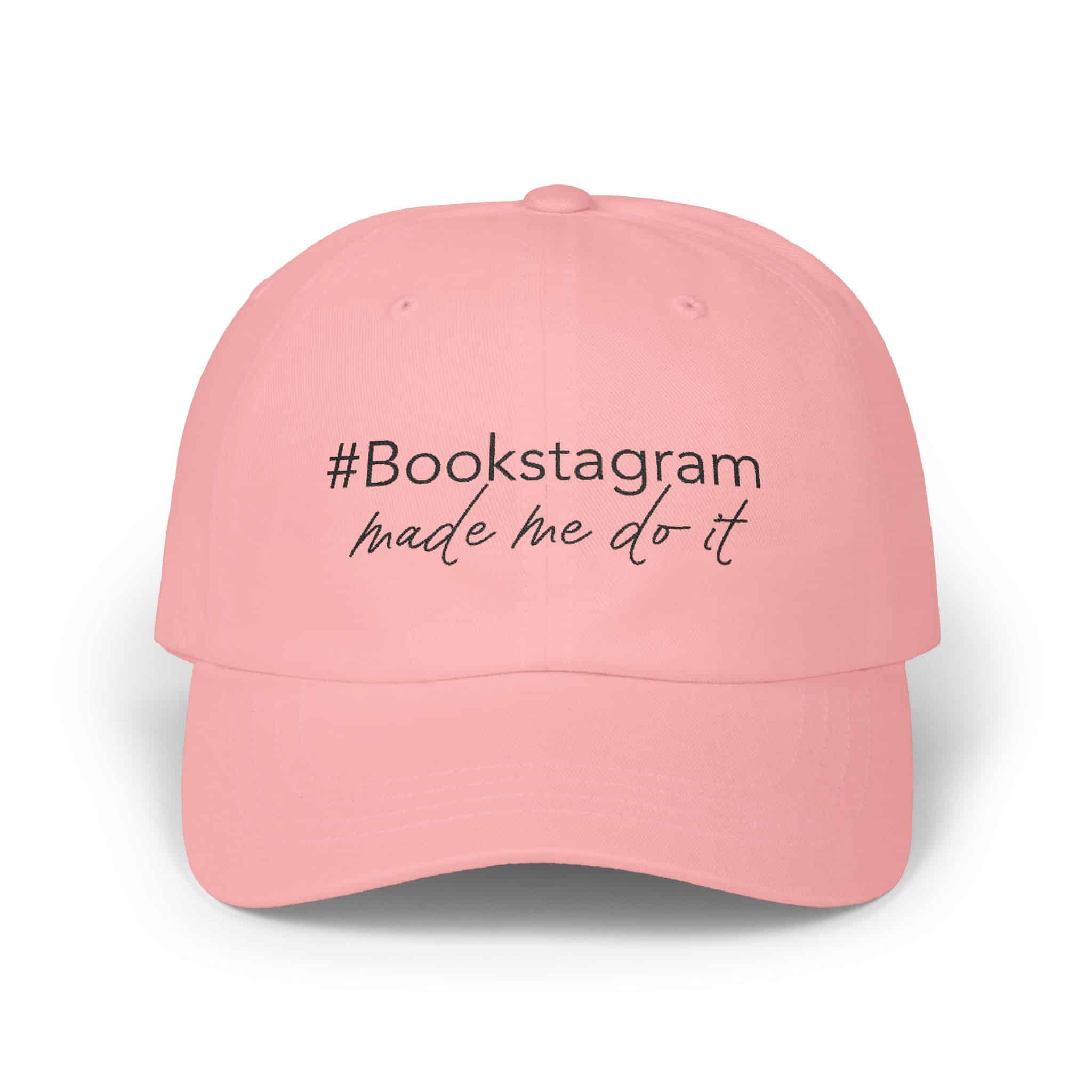 Bookstagram Made Me Do It Hat | Embroidered Aesthetic Cap for Book Lovers - Image 16