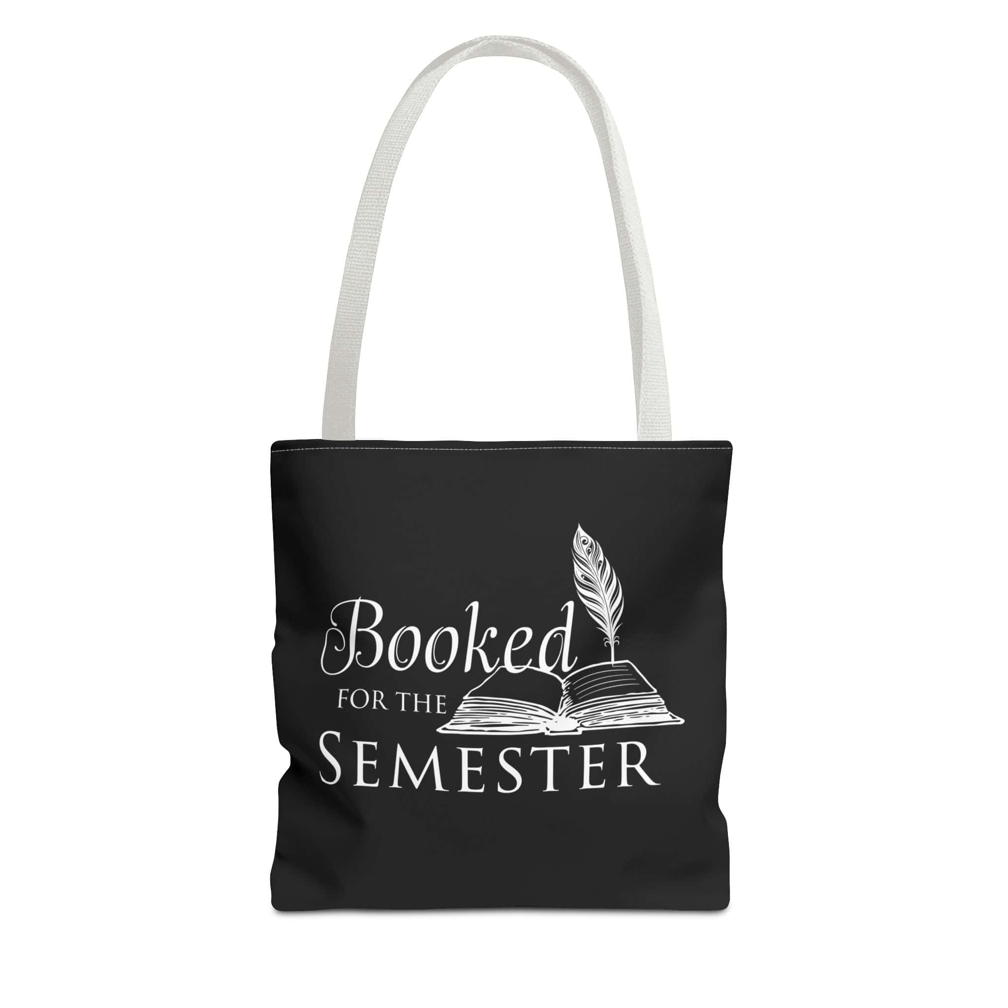 Booked for the Semester | Reusable Bookish Tote Bag for Readers & Students - Image 10