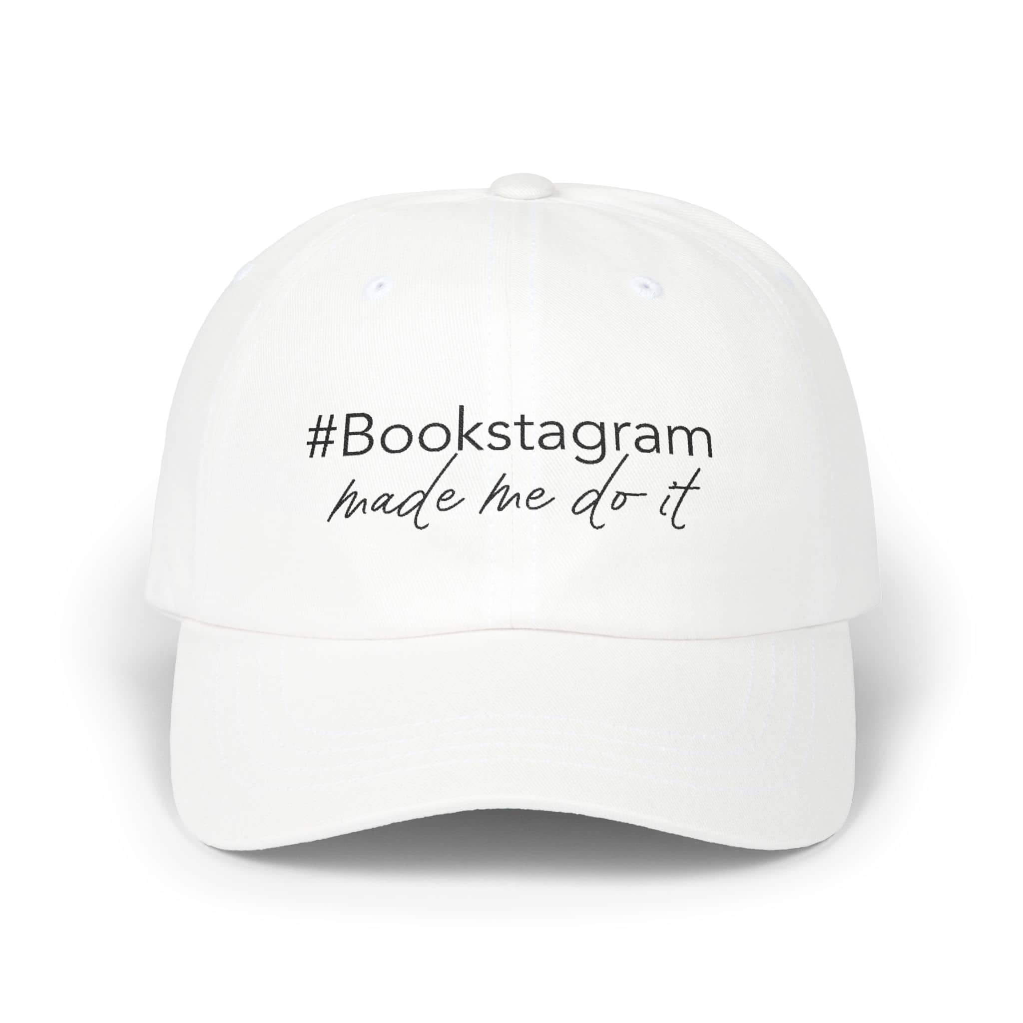 Bookstagram Made Me Do It Hat | Embroidered Aesthetic Cap for Book Lovers - Image 8