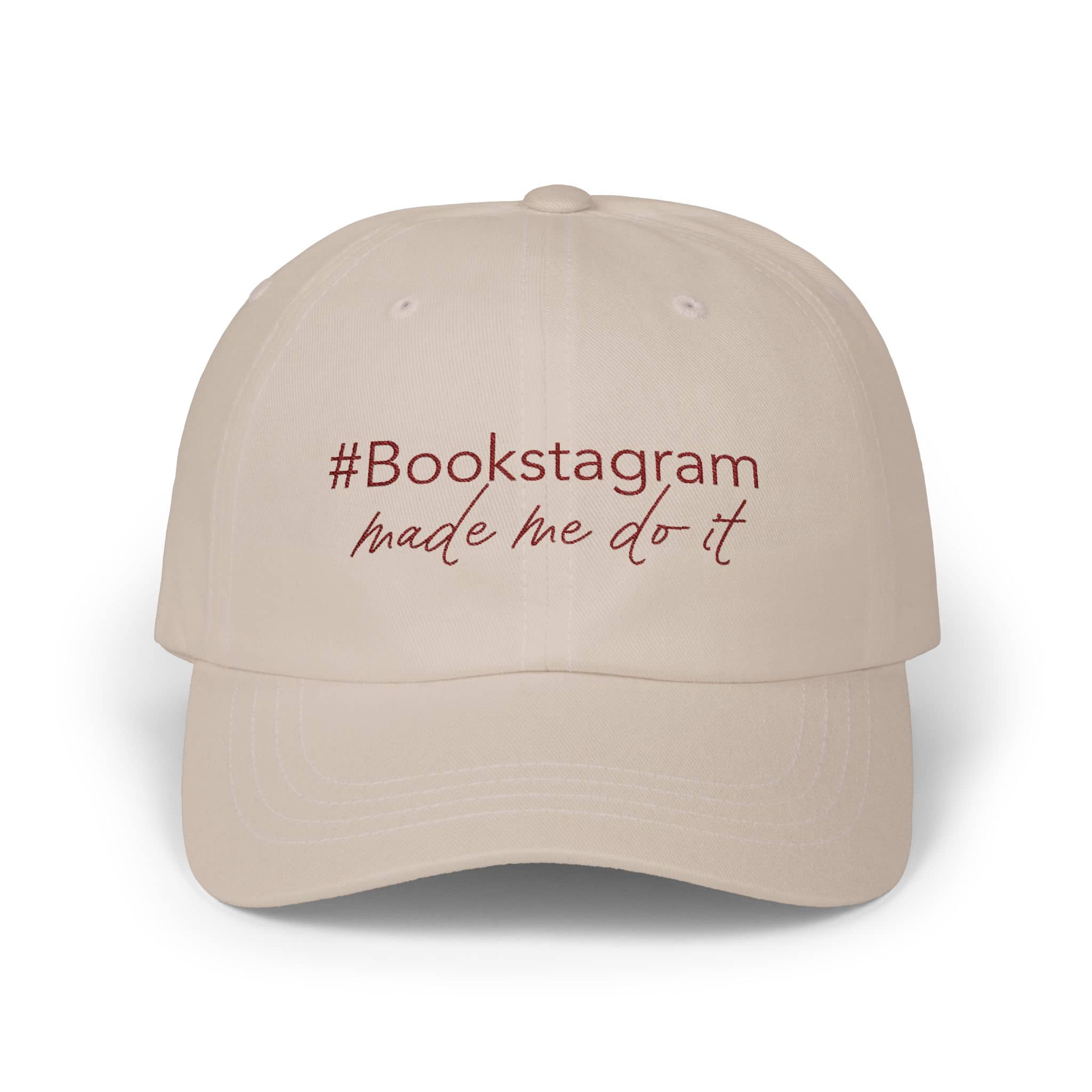 Bookstagram Made Me Do It Hat | Embroidered Aesthetic Cap for Book Lovers - Image 12
