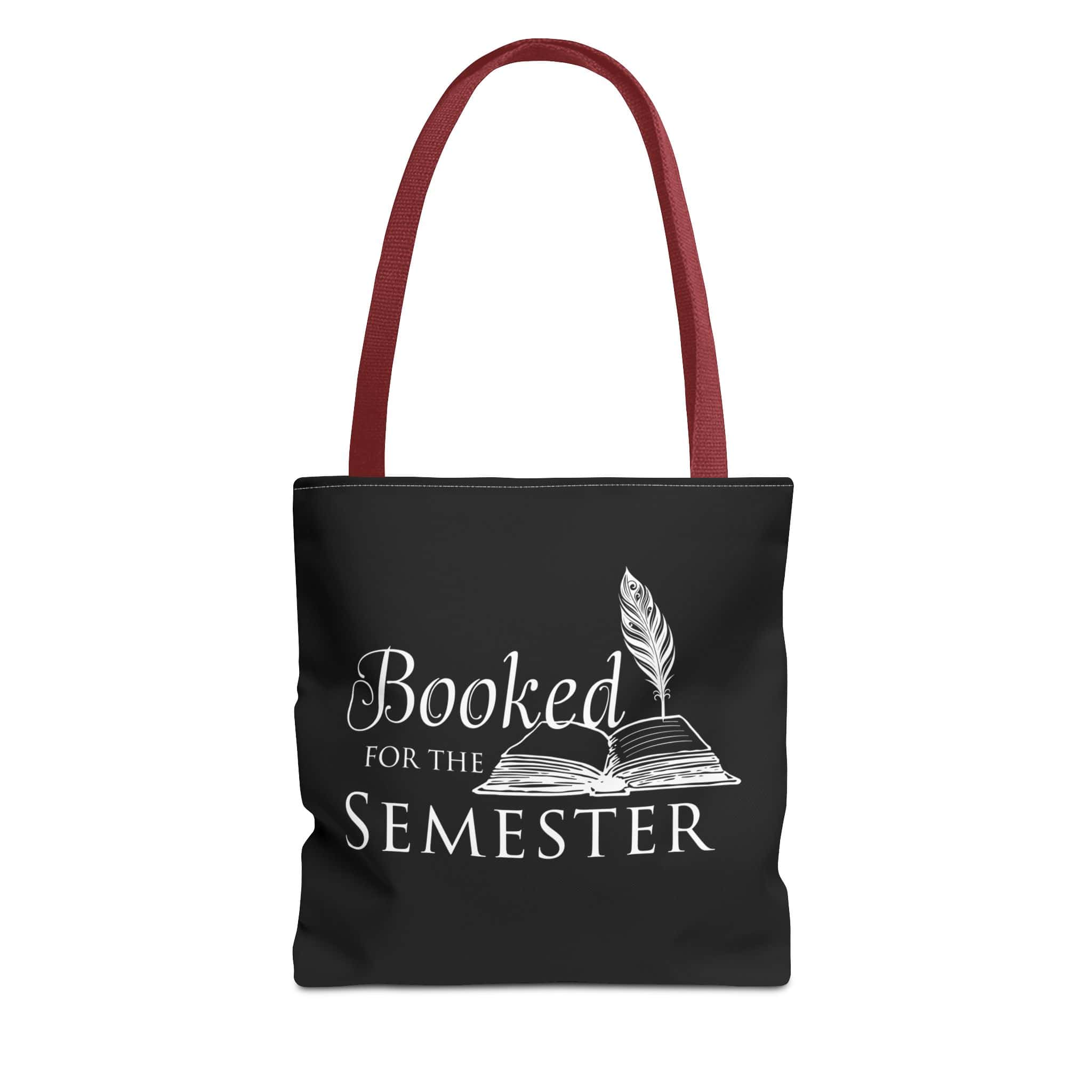 Booked for the Semester | Reusable Bookish Tote Bag for Readers & Students - Image 9