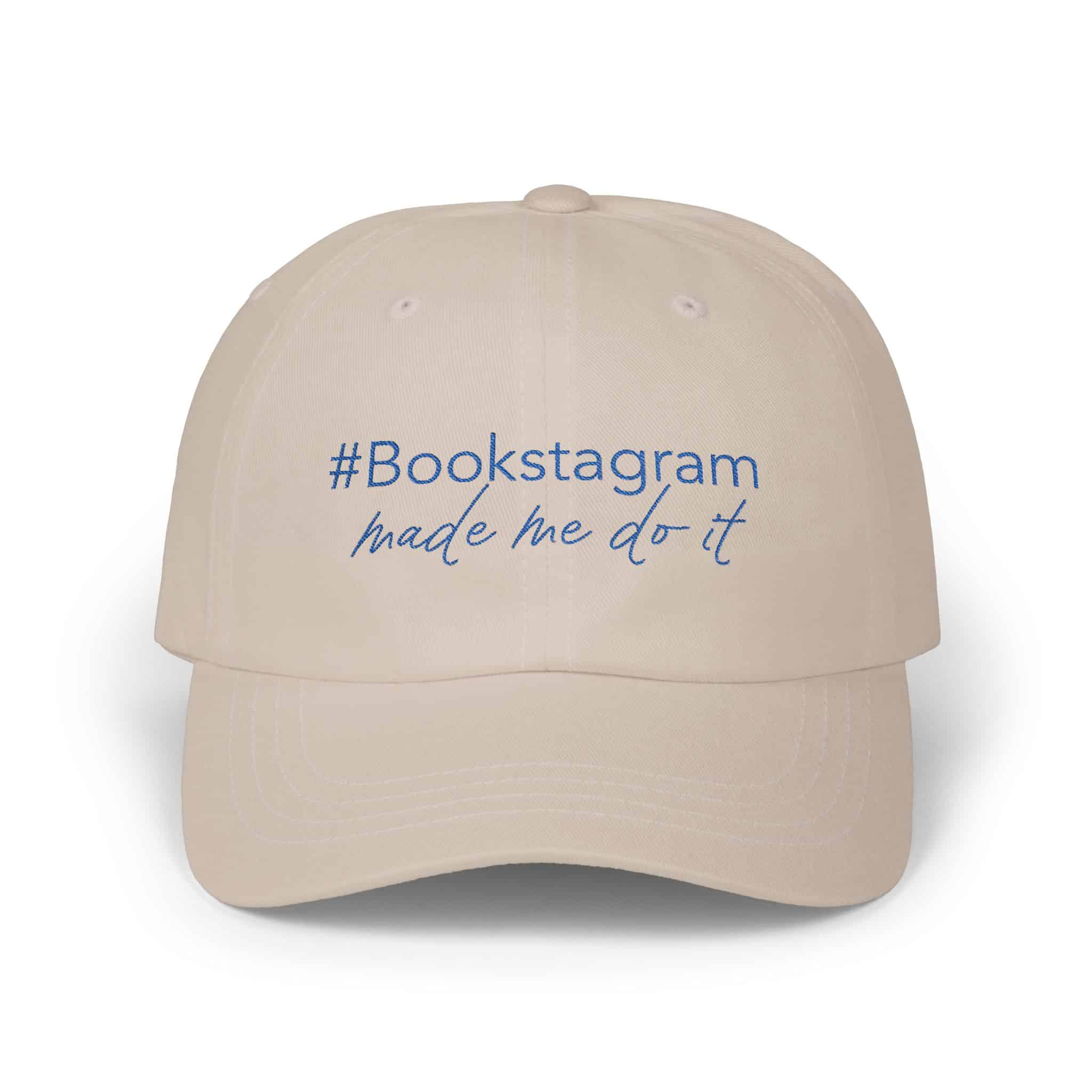 Bookstagram Made Me Do It Hat | Embroidered Aesthetic Cap for Book Lovers - Image 13