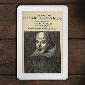 Shakespeare complete works digital collection for Kindle, Nook, Kobo