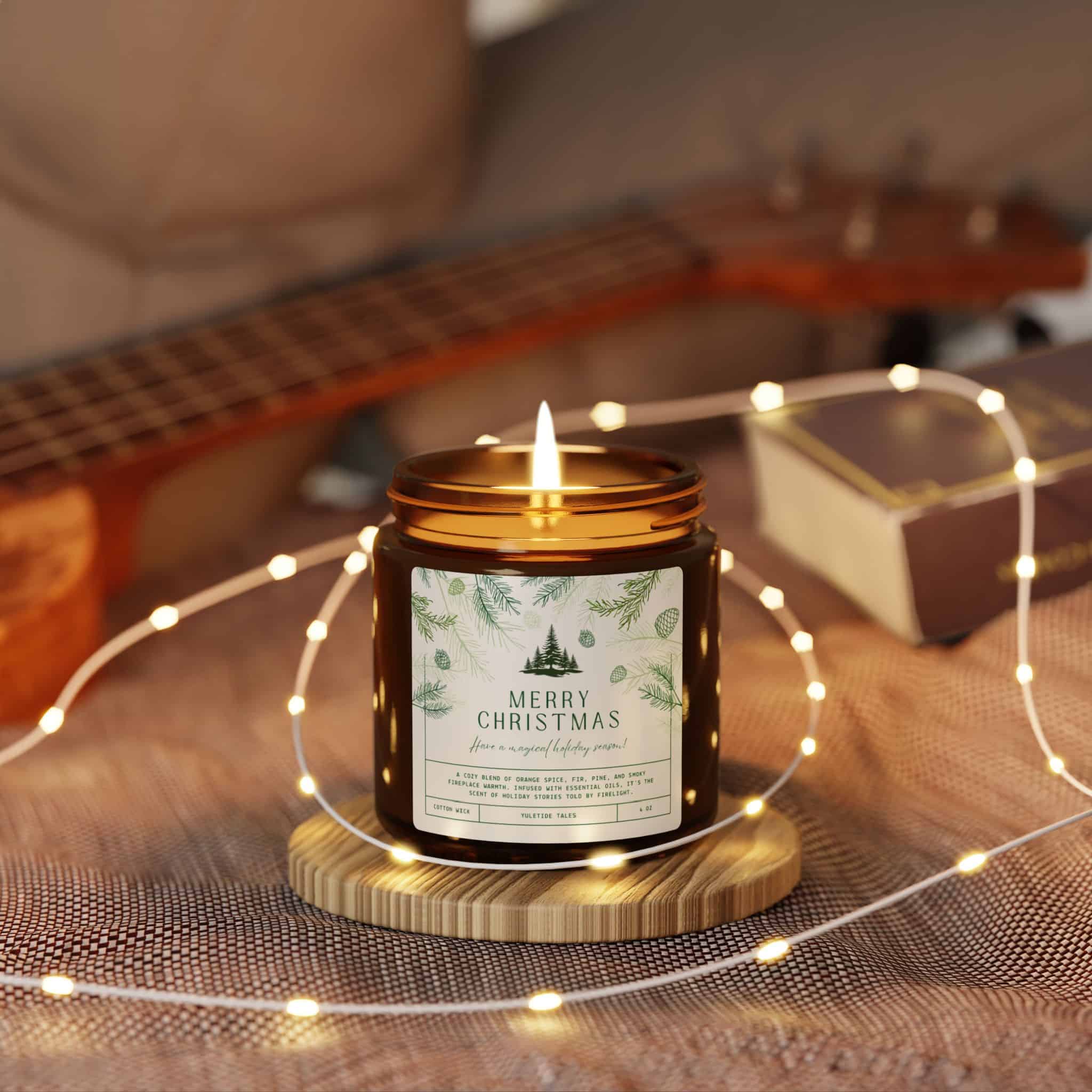 Bookish Christmas Candle Collection – 4oz & 9oz Soy Candles | Silent Night, Sugarplum Stories, & Yuletide Tales - Image 7