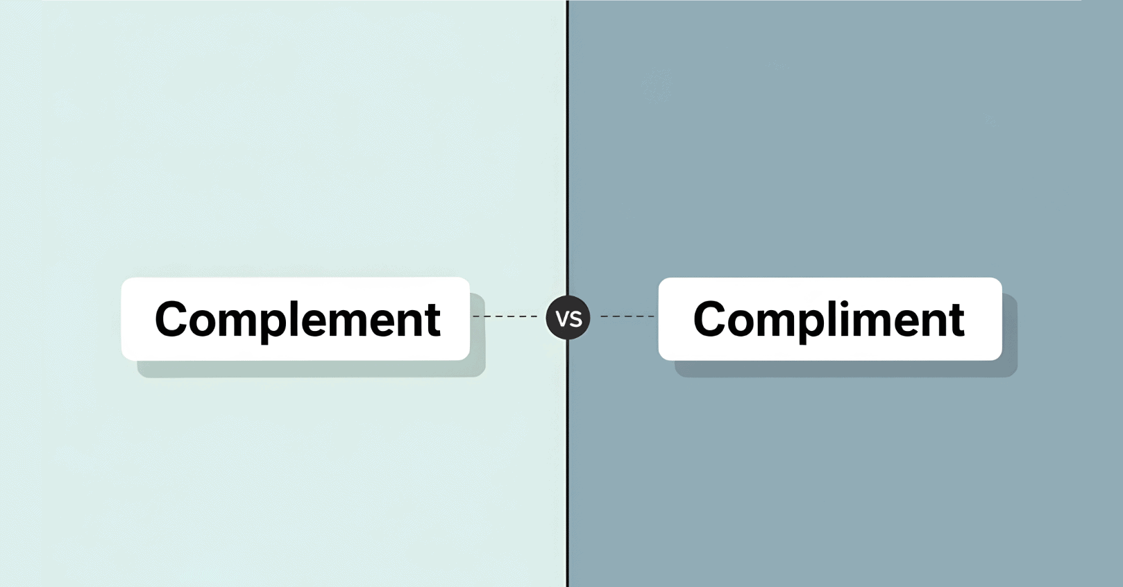 complement vs compliment