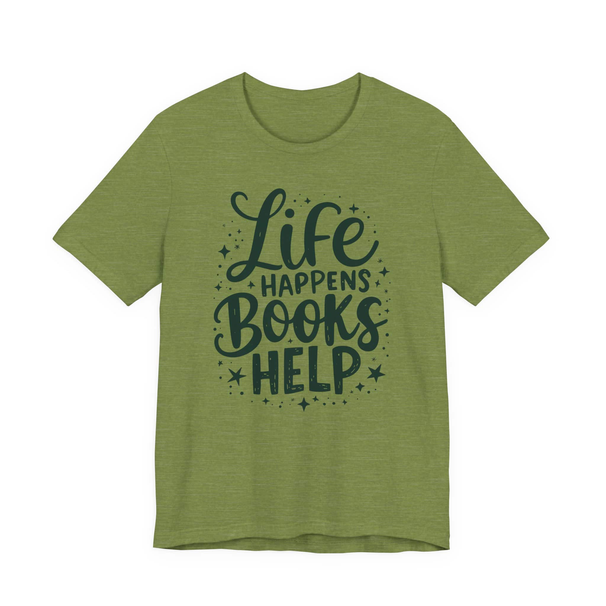 Life Happens Books Help | Bookish Unisex Tee - Image 13