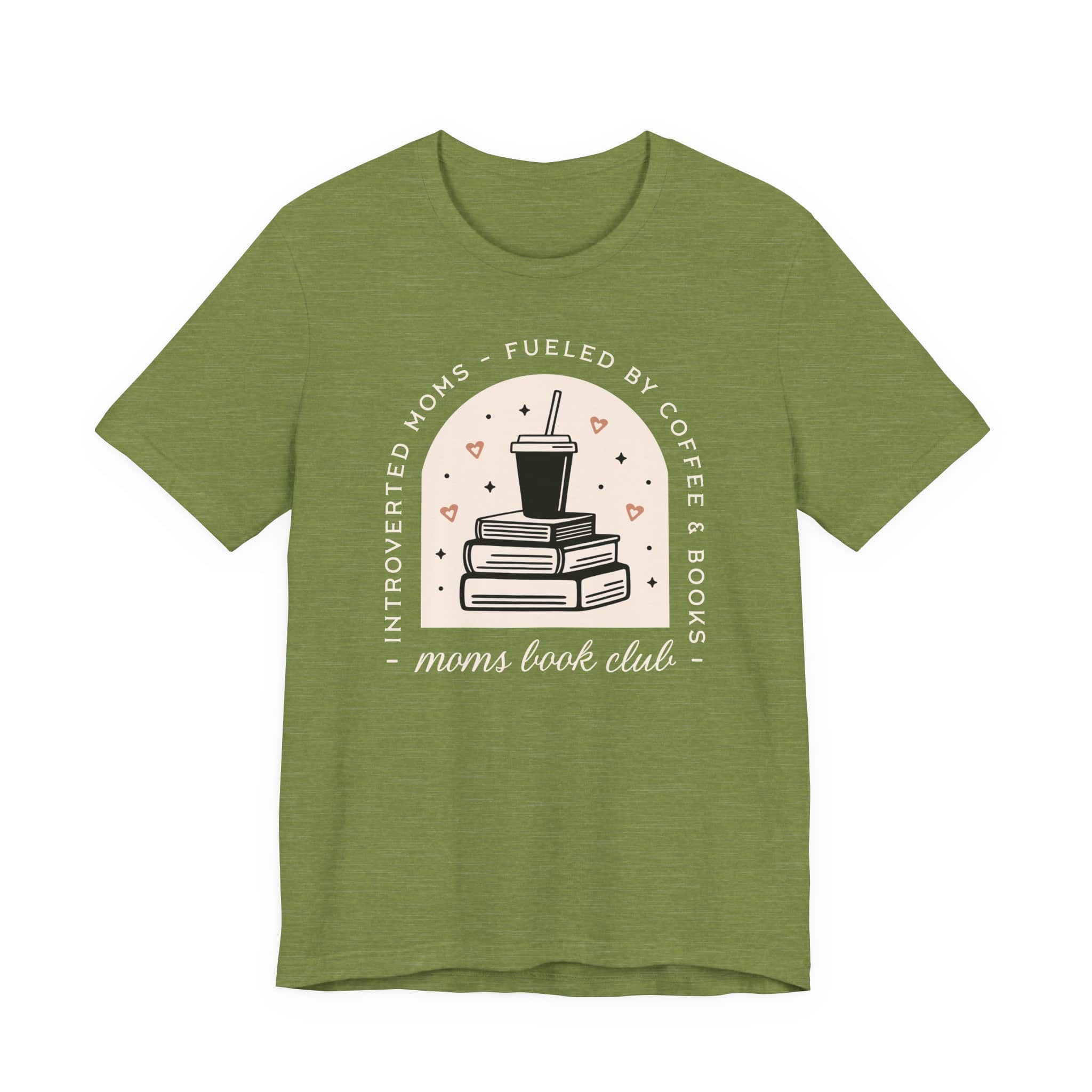 Introverted Moms Fueled by Coffee & Books | Mom Book Club Tee - Image 15