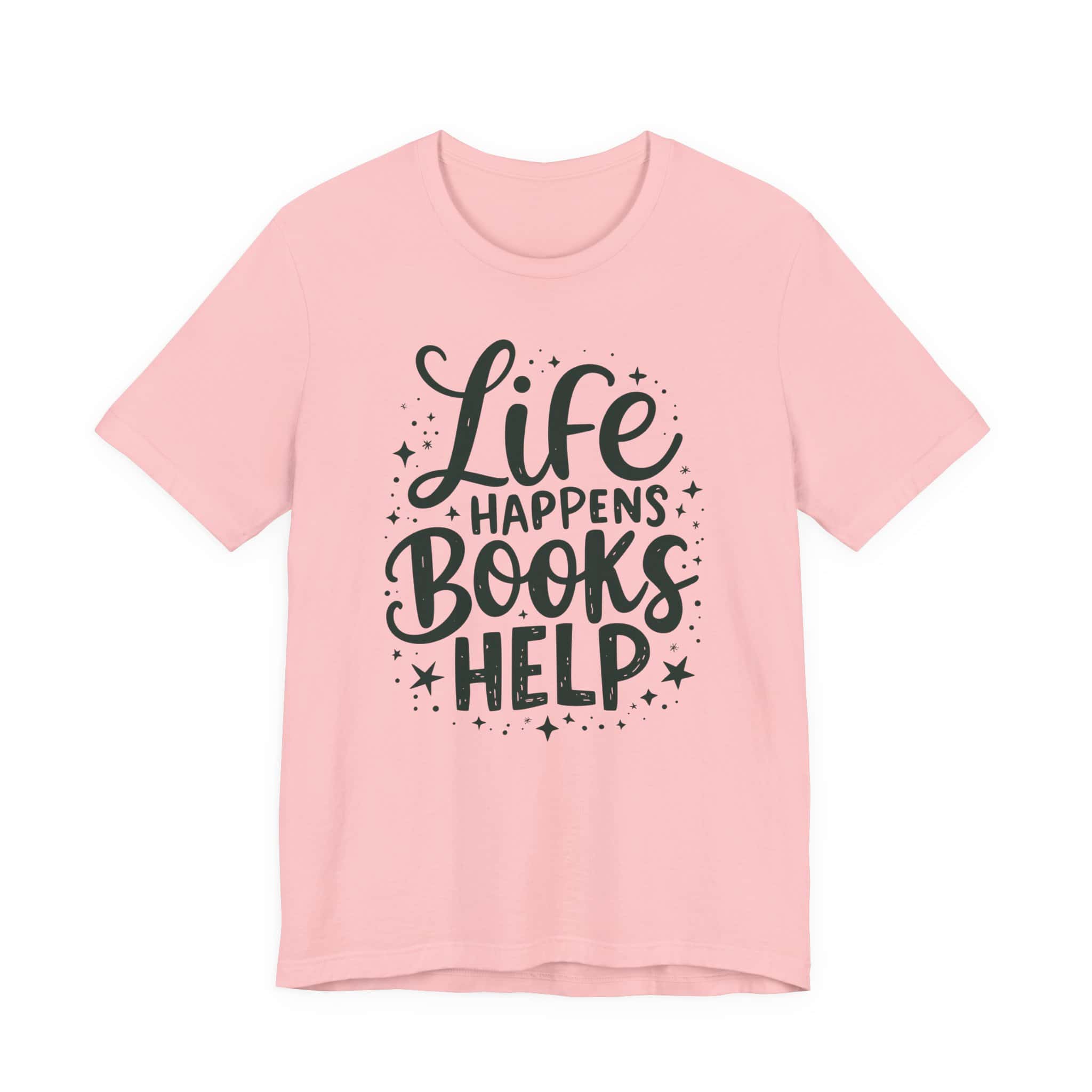 Life Happens Books Help | Bookish Unisex Tee - Image 6