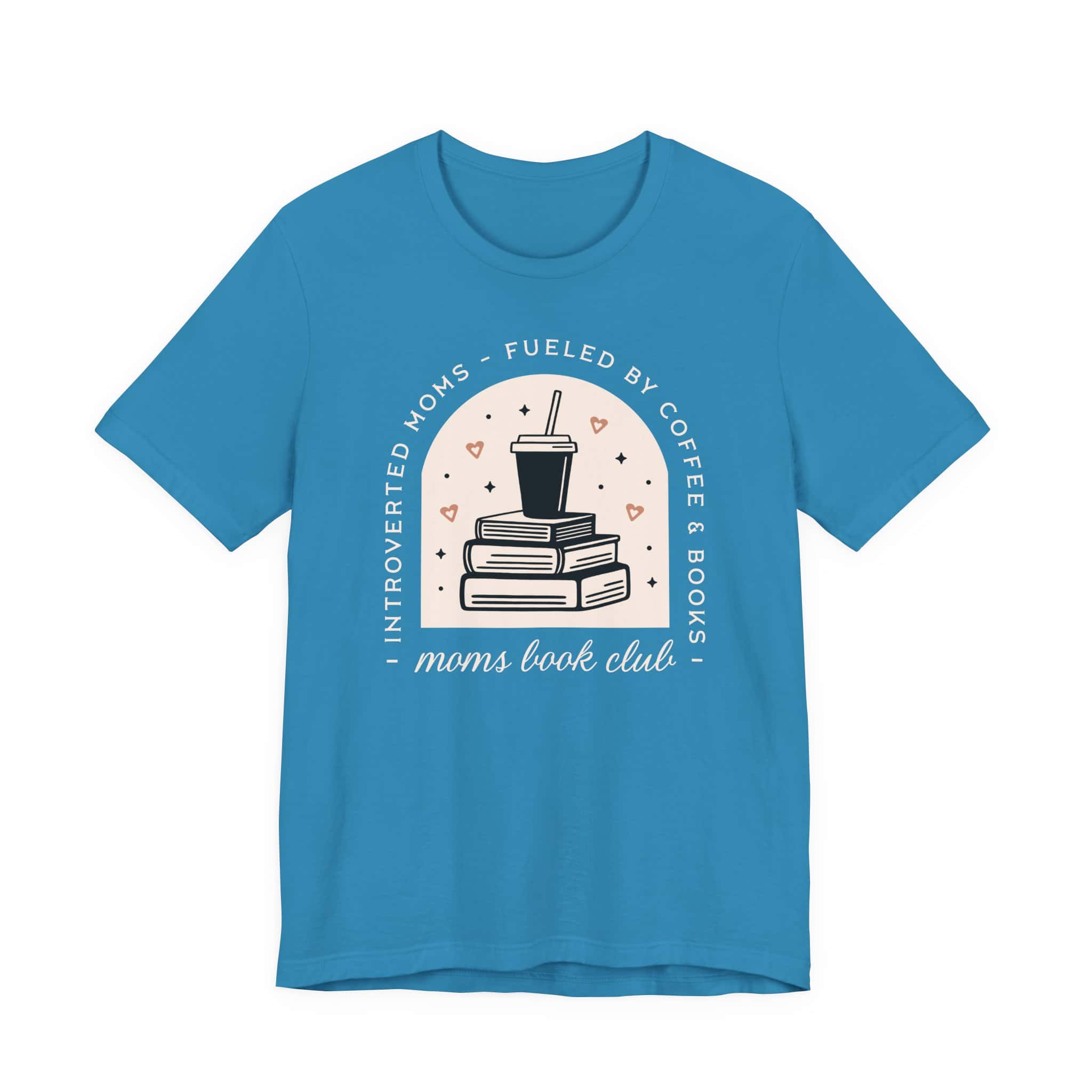 Introverted Moms Fueled by Coffee & Books | Mom Book Club Tee - Image 10