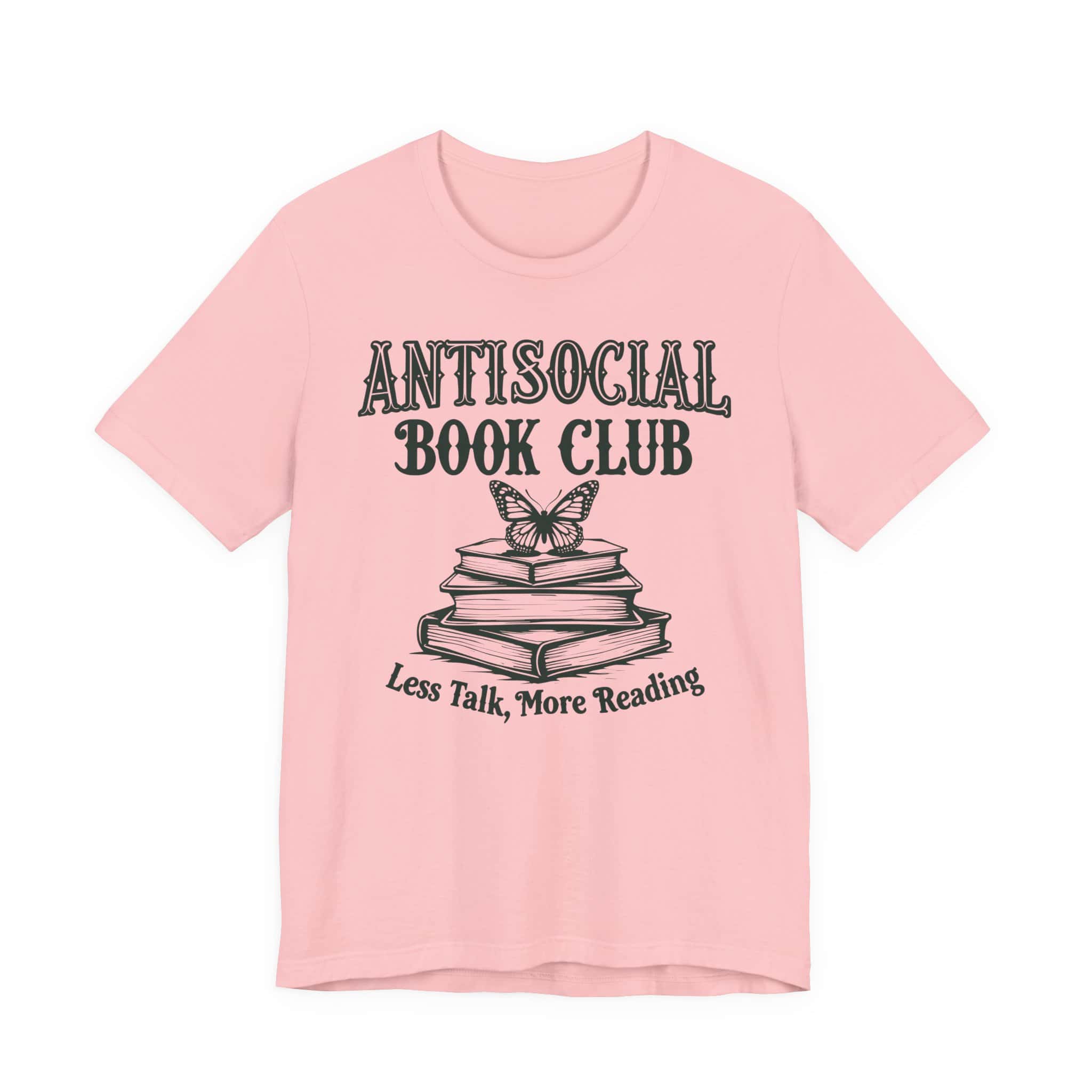 Antisocial Book Club - Less Talk, More Reading | Unisex Tee - Image 5