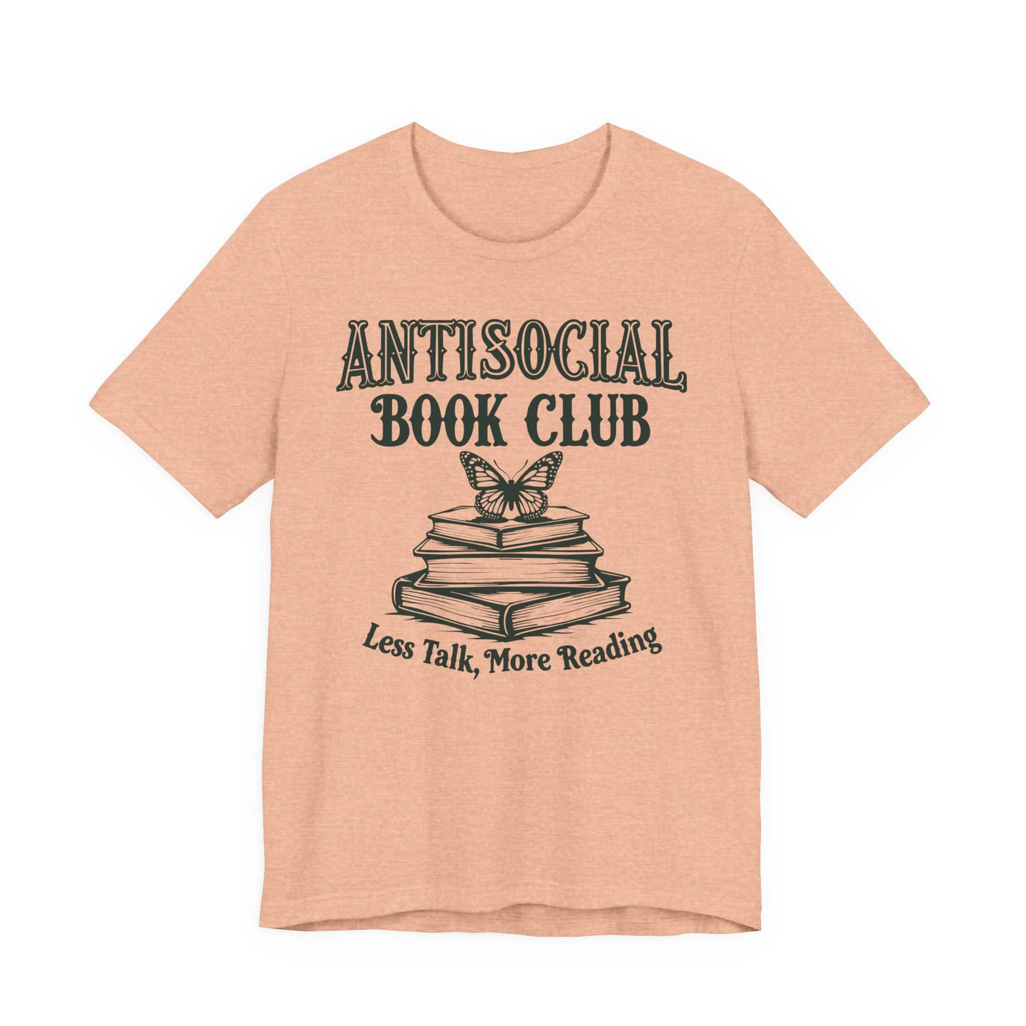 Antisocial Book Club - Less Talk, More Reading | Unisex Tee - Image 7