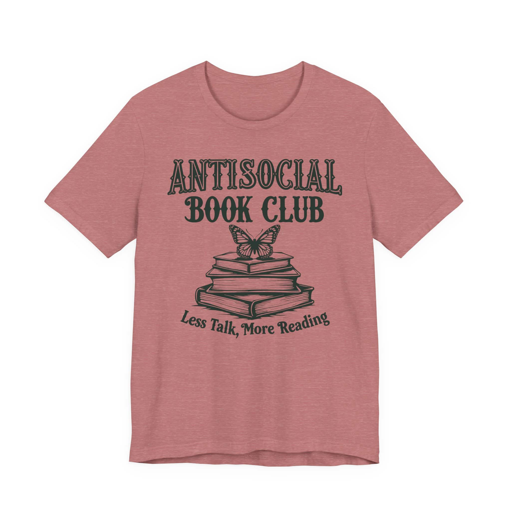 Antisocial Book Club - Less Talk, More Reading | Unisex Tee - Image 8