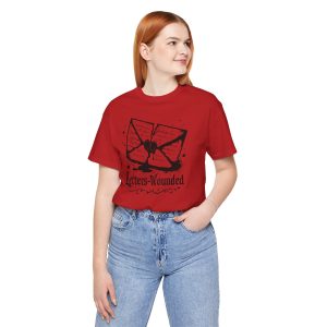 Letters Wounded T-Shirt | Dark Literary Bella + Canvas Tee for Readers and Writers