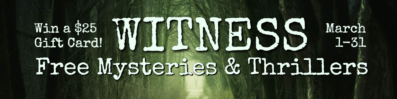 Witness Mysteries and Thrillers