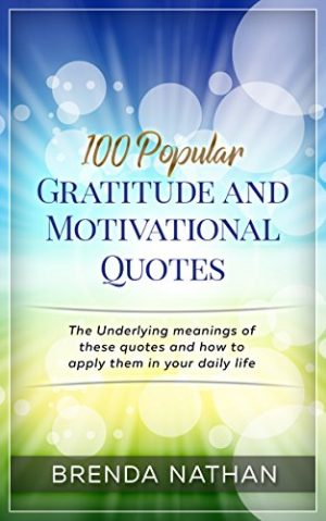 Cover for 100 Popular Gratitude and Motivational Quotes