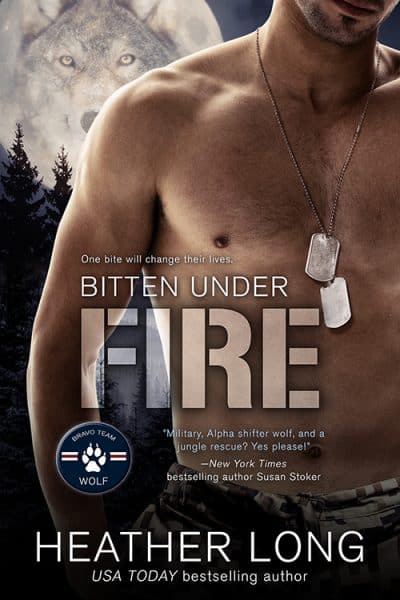 Cover for Bitten Under Fire