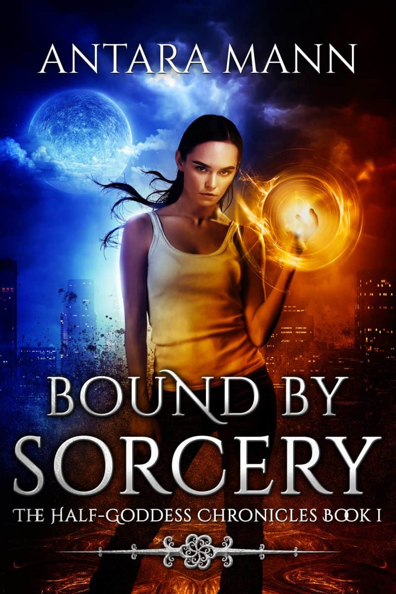 Cover for Bound by Sorcery (The Half-Goddess Chronicles Book 1)