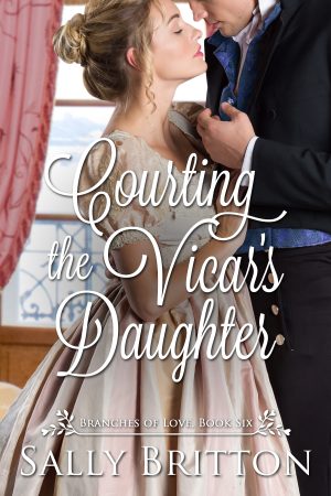 Cover for Courting the Vicar's Daughter